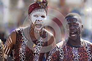 African Dancers, African band, singing and dancing