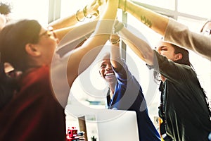 African Descent Brainstorming Working Workplace Concept