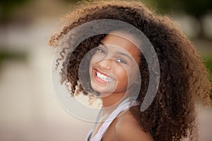 African descent child