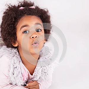 African descent child photo