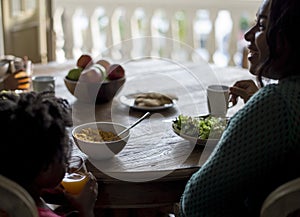 African Descent Family House Home Resting Living