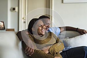 African Descent Family House Home Resting Living