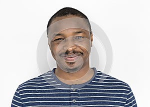 African Descent Man Smiling Happy