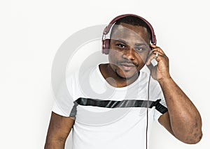 African Descent Man Studio Concept