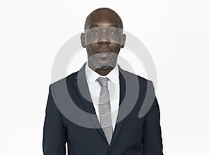 African Descent Man Suit Concept