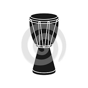 African Djembe Hand Drum Vector