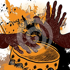 African drummer