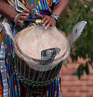 African drummer photo