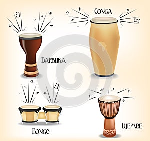 African drums collection