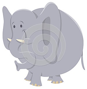 African elephant cartoon animal character