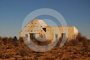 African farm house