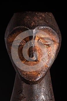 African Figure Carving Close Up