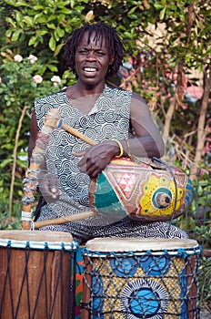 African Harpist