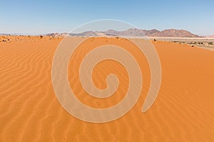 African landscape, beautiful red sand dunes and nature of Namib desert, Sossusvlei, Namibia, South Africa