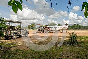 African landscapes - Tourism at Selous Game Reserve, Tanzania