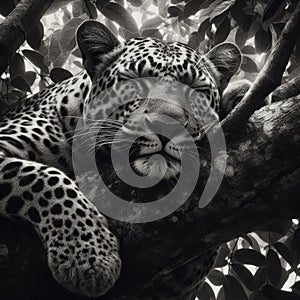 African Leopard Relaxation