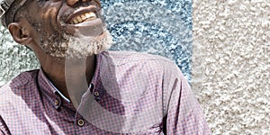 African Man Smiling Lifestyle Portrait Concept