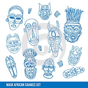 African mask