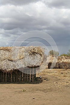 African mudhuts