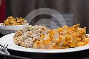 African Nigerian Delicacy Food, Beans, Pottage, and Orisirisi.