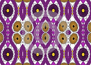 African Print fabric, Ethnic handmade ornament for your design, Ethnic and tribal motifs geometric elements. Vector afro texture