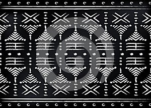 African Print fabric, Ethnic handmade ornament for your design, Ethnic and tribal motifs geometric elements. Vector afro texture