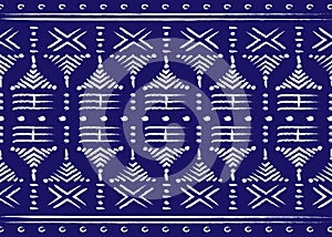 African Print fabric, Ethnic handmade ornament for your design, Ethnic and tribal motifs geometric elements. Vector afro texture