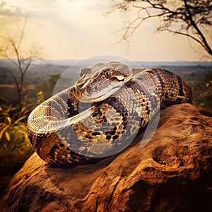 African Rock Python in