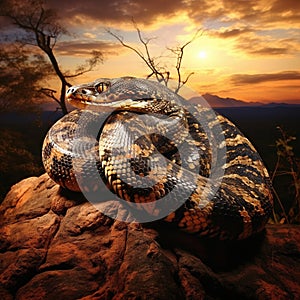 African Rock Python in