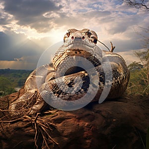 African Rock Python in