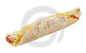 African rolex roll wrap against white background