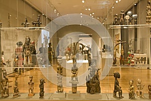 African sculptures in Seattle Art Museum