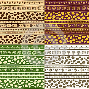 African seamless patterns