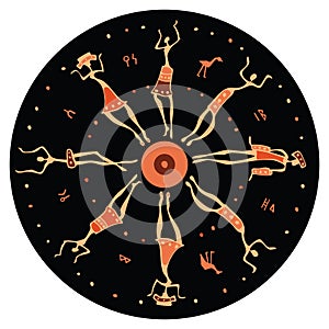 African silhouette set.