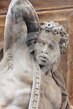 African slave statue