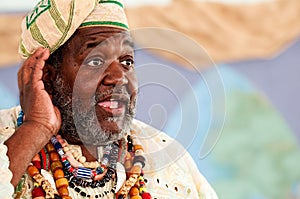 African storyteller speech photo