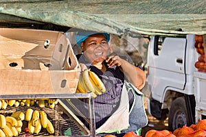African street vendor