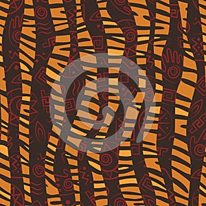 African style seamless pattern