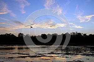 African Sunset - Okavango Delta - Botswana