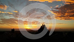 African Sunset over Table Mountain