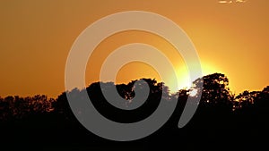 African Sunset timelapse - 4K