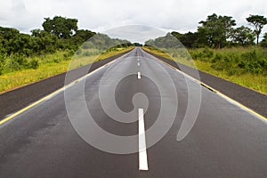 African tar road