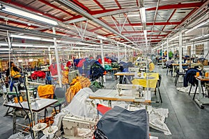 African textile factory