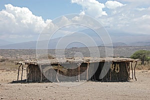 African tribe hut