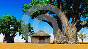 African village