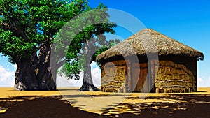 African village