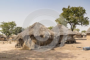 African village in ghana