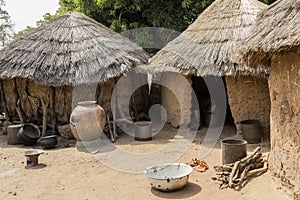 African village in ghana