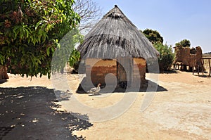 African village in Zambia