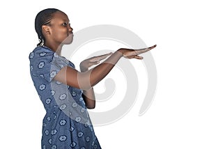 African woman hand movements photo